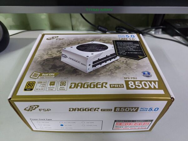 FSP DAGGER PRO ATX3.0 (PCIe5.0) 850W White ホワイト SFX電源ユニット