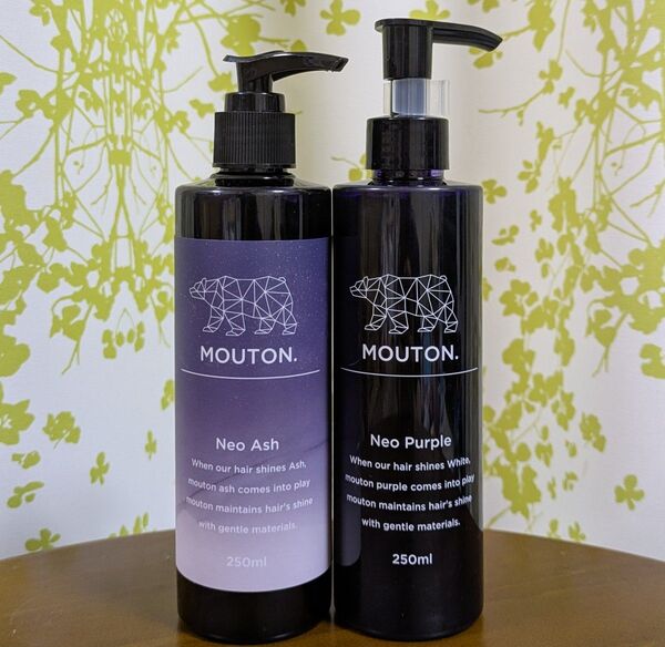 MOUTON ムートン カラーシャンプー ●Neo Ash ネオアッシュ ●Neo Purple ネオパープル 250ml