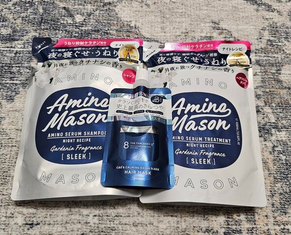 【シャンプー&トリートメントセット】 Amino Mason アミノメイソン 詰め替え 400mL スリーク+おまけ付き