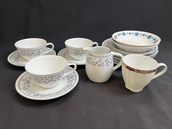ティーカップ&ソーサー プレート他 ブランド陶器 まとめ売り ノリタケ Noritake ババリア Bavaria 栗山陶器
