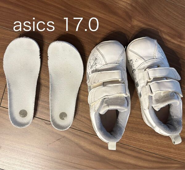 アシックス asics スクスク アイダホ 17.0 ディズニー ミッキー&ミニー スニーカー