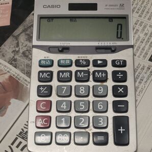CASIO 電卓 JF-200GE5 シルバー系