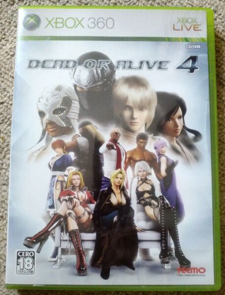 DEAD OR ALIVE 4 デッドオアアライブ XBOX 360 ゲームソフト