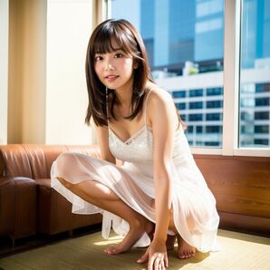 【AI美女アートポスター】A4サイズ/高光沢・高画質プリント商品No.3477457