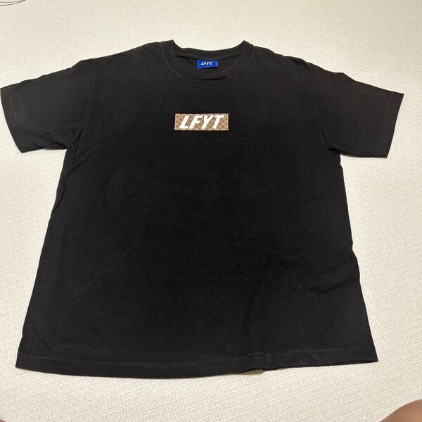 ラファイエット 黒 モノグラム Tシャツ Lサイズ