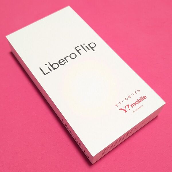 ★未使用新品★Libero Flip A304ZT ZTE ブルー 折りたたみスマホ ワイモバイル SIMフリー