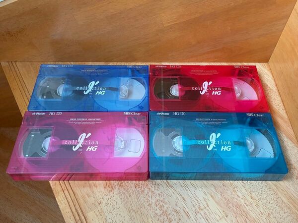 VictorビクタービデオカセットテープVHSハイグレードI’collection (アイ’コレクション) スケルトンカセット