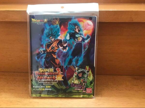 新品未使用品スーパードラゴンボールヒーローズ4ポケットバインダーブロリー ver.映画ドラゴンボール超 ブロリーBR 鳥山明