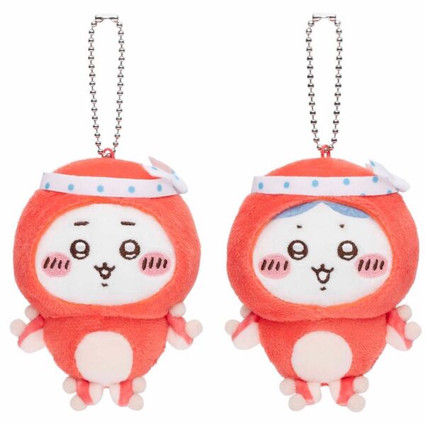 ちいかわ たこイカくじ D賞 たこイカマスコット ちいかわ ハチワレ各1点ずつ 2個セット