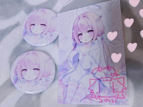 桃寝ちのい オリラボマーケット コラボグッズまとめ売り 直筆サイン入りチェキ