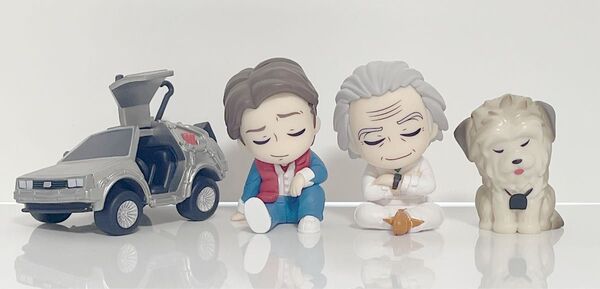 肩ズンFig. バック・トゥ・ザ・フューチャー コンプセット マーティ ドク アインシュタイン デロリアン