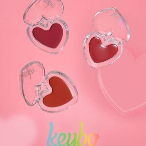 【新品・未開封】〈キボ〉ハートキーリング リップ&チーク #05 30℃ロージー