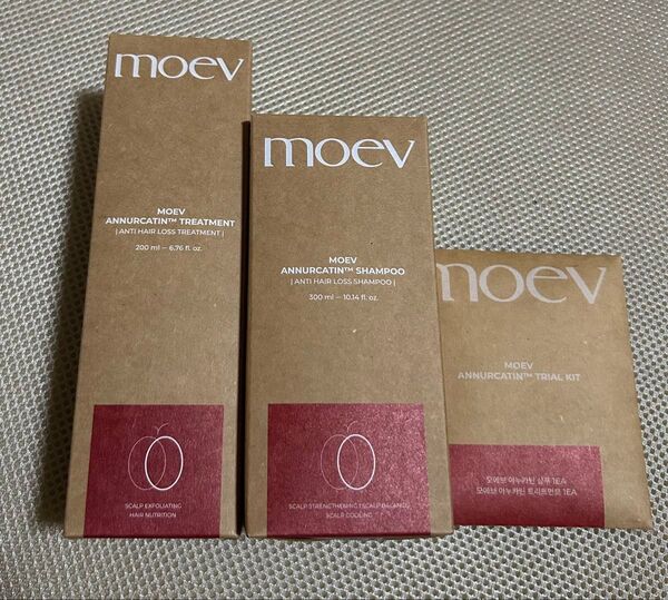 moev ANNA モエブ アヌカチン シャンプー トリートメント セット トライアルキット付