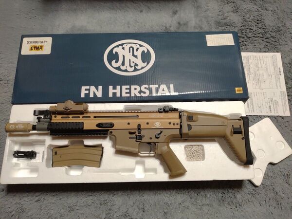 CYBERGUN/CYMA FN SCAR-L フルメタル 電動ガン TAN