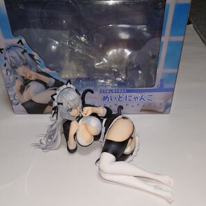 ユニオンクリエイティブ こうましろイラスト めいどにゃんこ ノンスケールフィギュア 開封品