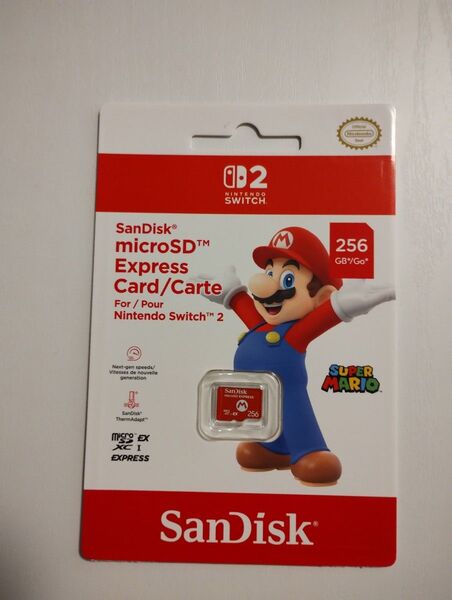 SanDisk microSDXC 256GB for Nintendo Switch 新品未開封