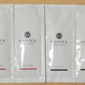 カミカ KAMIKA/クリームシャンプー/お試し25g×4包/ローズ&ウッド/マリンノート/ヘアケア/旅行にも