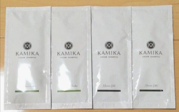カミカ KAMIKA/クリームシャンプー/お試し25g×4包/マグノリアガーデン/マリンノート/旅行にも