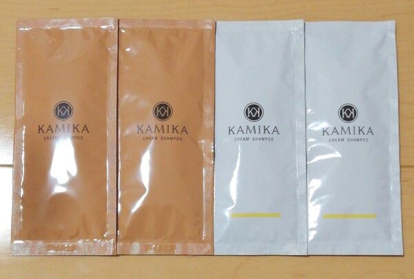 カミカ KAMIKA/クリームシャンプー/お試し25g×4包/ティーフローラル/ベルガモットジャスミン/ヘアケア/旅行にも