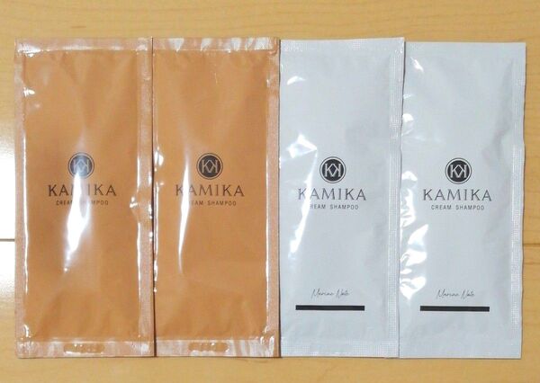 カミカ KAMIKA/クリームシャンプー/お試し25g×4包/ティーフローラル/マリンノート/ヘアケア/旅行にも