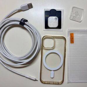 iPhone13mini MagSafeケース、ガラスフィルム、アンカーライトニングケーブル3m