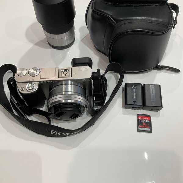SONY α6000 ダブルズームレンズキット シルバー