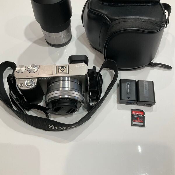 SONY α6000 ダブルズームレンズキット シルバー