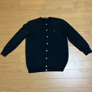 POLO Ralph Lauren カーディガン ブラック 七分袖