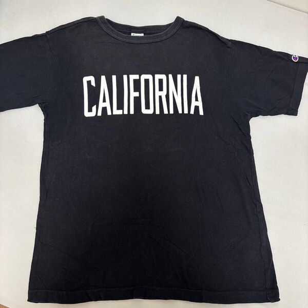 Champion CALIFORNIAロゴTシャツ 黒