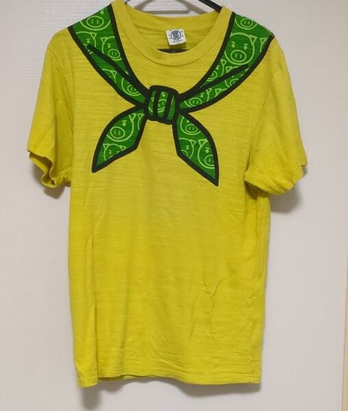 豊天商店 Mサイズ Tシャツ 半袖 イエロー