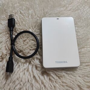 TOSHIBA製1TB ポータブルHDD TOSHIBA ポータブルハードディスク v63600-D 1TB USB3.0