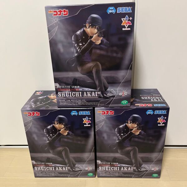 未開封!3個セット!名探偵コナン Luminasta ルミナスタ 赤井秀一 フィギュア