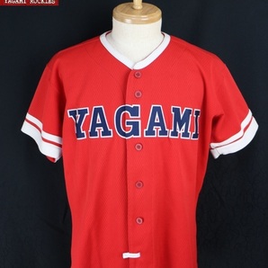 ■送料無料■古着 矢上ロッキーズ 少年ソフトボールチーム ベースボールシャツ リトルリーグ ユニフォーム M ① ローリングス製