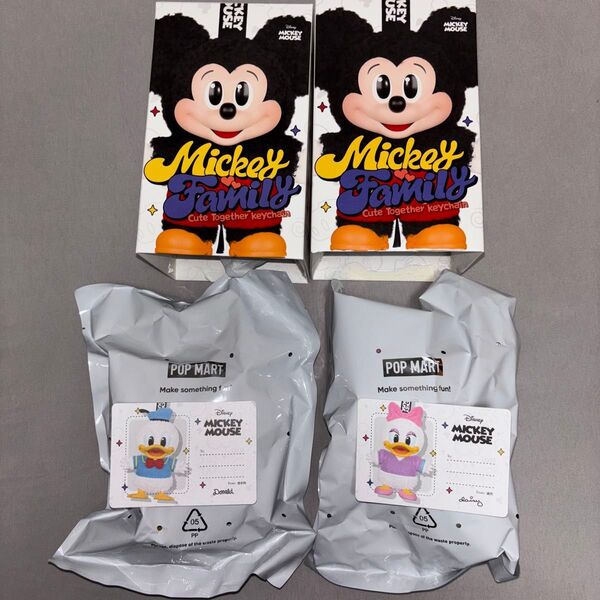 【正規品】ポップマート ミッキーファミリー ドナルド デイジー
