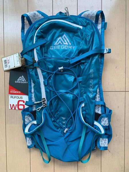 【新品】グレゴリーGRルーファスW6 TQ ◆バックパック6L◆スカイブルー水色GREGORY◆匿名配送