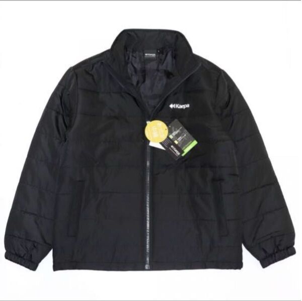 新品【Kaepa】ケイパ XL(ブラック)メンズ撥水再帰反射暖かい保温中綿ジャケットブルゾン黒