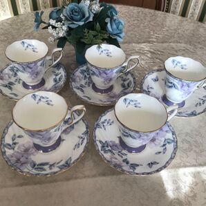お値下げ HOYA カップ&ソーサー 5客セット