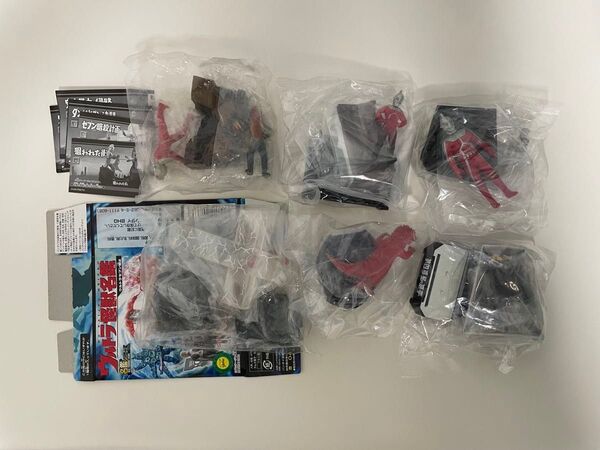 ウルトラ怪獣名鑑 未開封品 6種 リーフレット5枚 空箱1枚