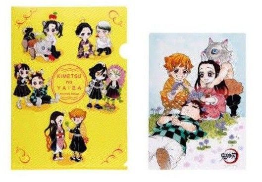鬼滅の刃 原画展 クリアファイル 下敷きセット