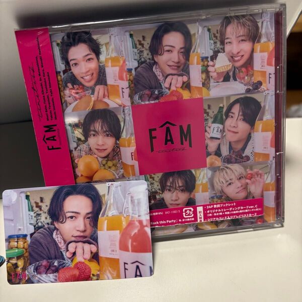 timelesz FAM 通常盤 トレカ アナザージャケット付き