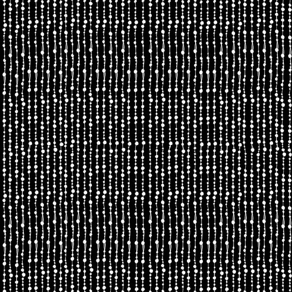 ロラライハリス Beaded Curtain 黒生地 45㎝×110㎝