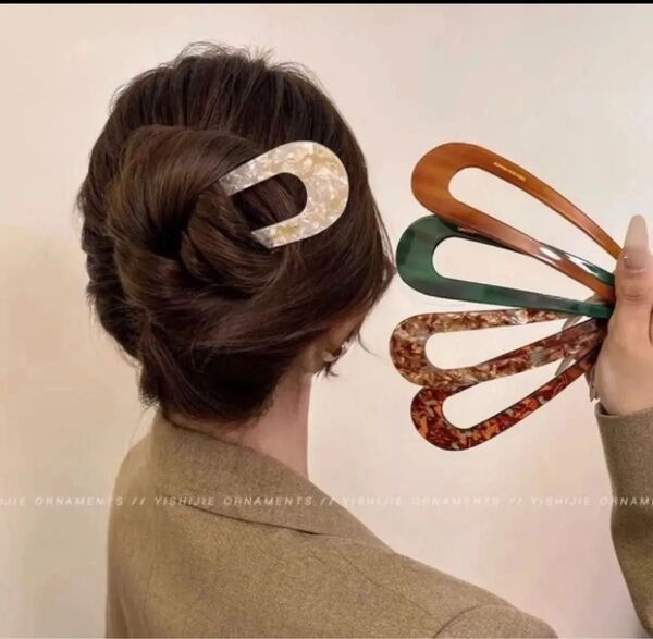 ヘアアクセサリー ヘアクリップ 韓国ファッション バレッタ おしゃれ 大きめ バンスヘアクリップ 簪