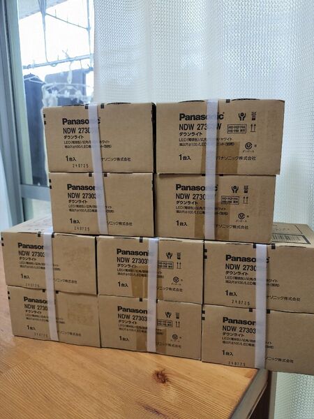 panasonic LEDダウンライト電球色 NDW 27303W 新品 まとめて10個