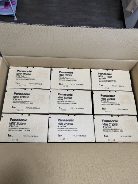 panasonic LEDダウンライト 昼白色 NDW 27300W 新品9個