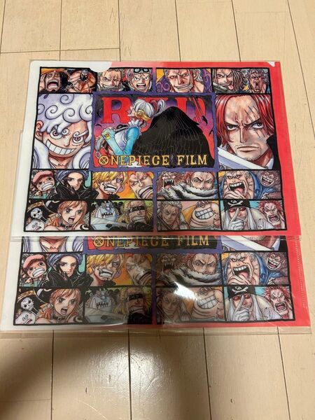 ワンピース アニメグッズセット クリアファイル 映画 特典 フィルムレッド