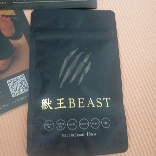 クーポン変更可能 コメントお待ちしています。 未開封品 獣王BEAST サプリ トンカットアリ 亜鉛 獣王 ビースト サプリ