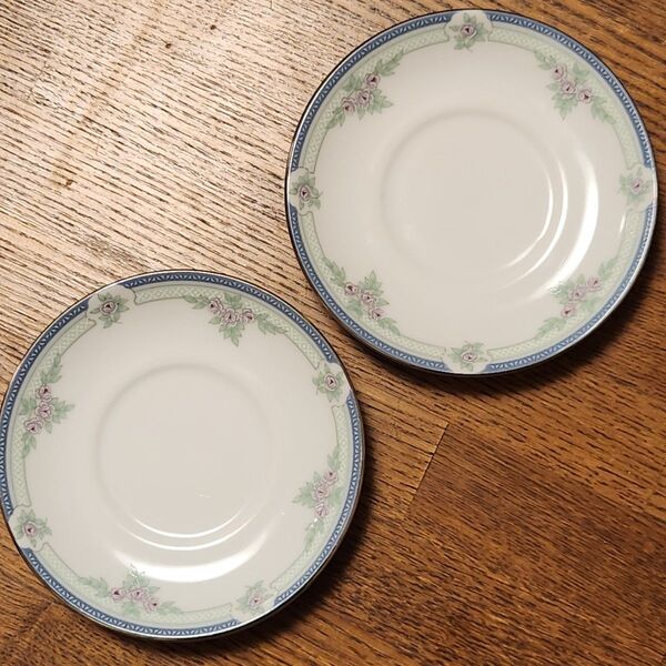 PORCELANA SCHMIDT BRASIL ソーサー2枚 ポーセラーナシュミット ブラジル 皿 お皿 食器 プレート 洋食器