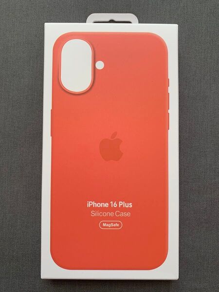 未開封iPhone 16 Plus シリコーンケース新品タンジェリン