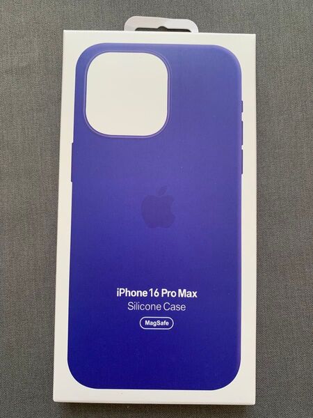 新品iPhone 16 ProMax シリコーンケース正規品ウルトラマリン