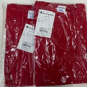 新品未使用Champion レッド Tシャツ XLサイズ 2枚セット